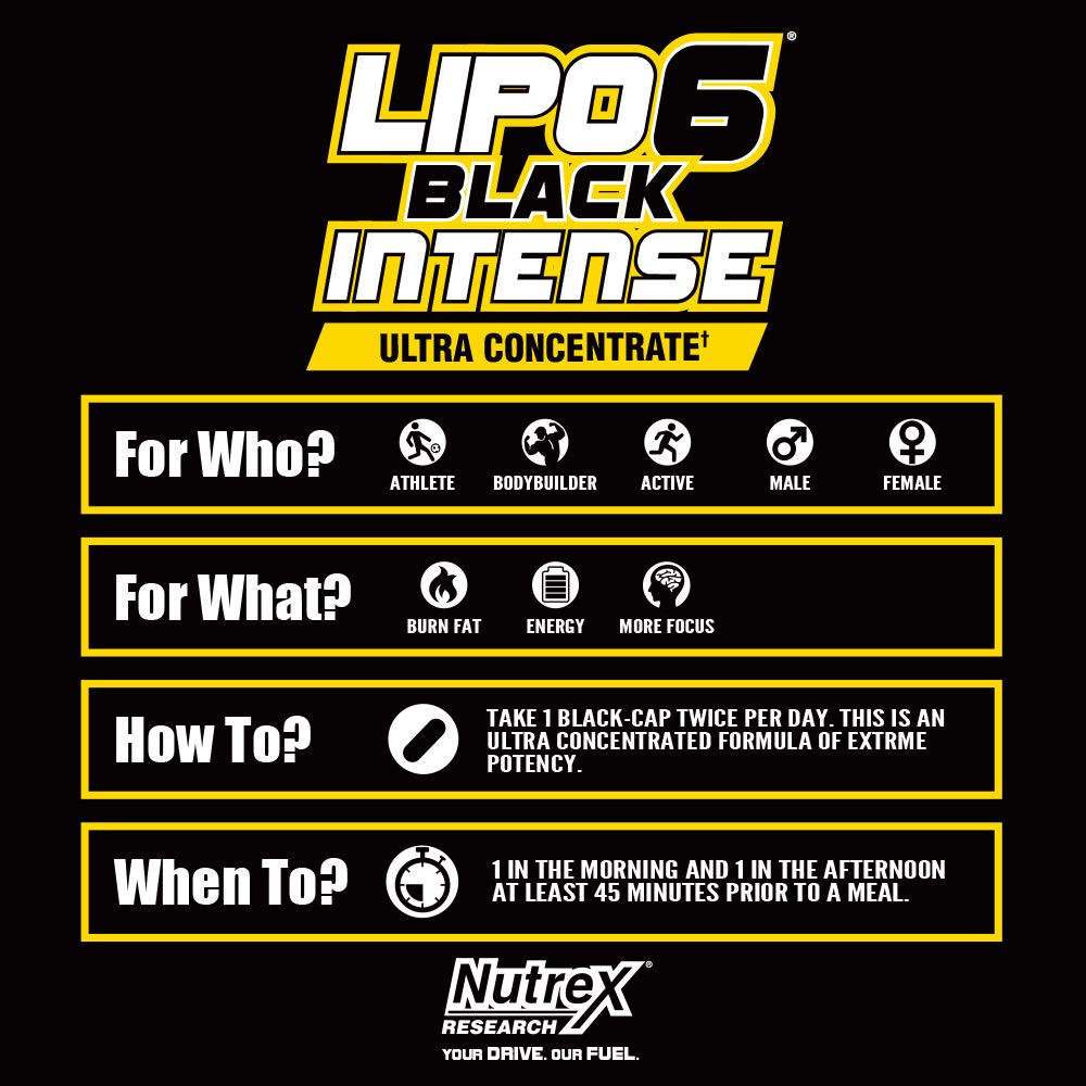 Nutrex - Lipo-6 Black Ultra Concentrate - 60 Kapszula