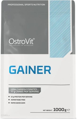 OstroVit Gainer 1000g Strawberry Banana (Eper Banán) EXP.:2025/09/01