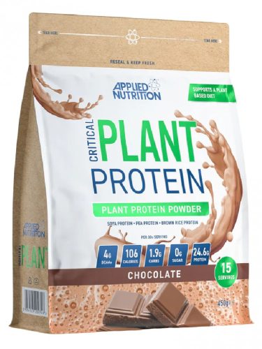 Applied Nutrition Critical Plant Protein 450g Chocolate (Csokoládé)