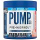 Applied Nutrition Zero Stim Pump ZERO 3G Pre-Workout 375g Icy Blue Razz (Kék Málna)