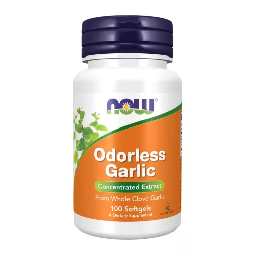 Now Foods Odorless Garlic 100 Softgels 100 Gélkapszula