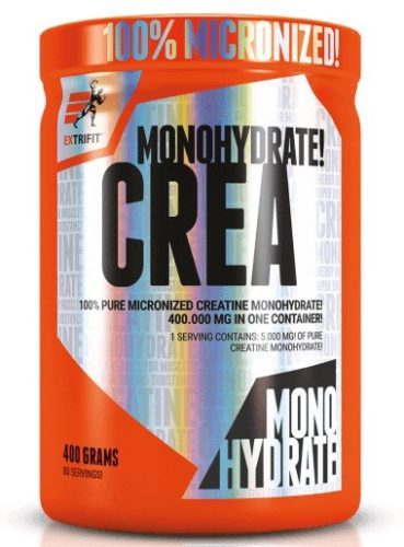ExtriFit 100% Micronized Monohydrate CREA 400g Unflavored (Ízesítetlen)