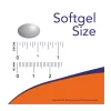 Now Foods Odorless Garlic 100 Softgels 100 Gélkapszula - Méret