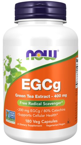 Now Foods EGCg Green Tea Extract 400mg 180 Veg Capsules 180 Kapszula