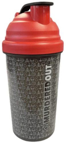 Murdered Out Shakermate 600ml Black/Red (Fekete/Piros)