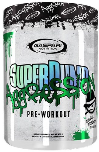 Gaspari Nutrition SuperPump Aggression 450g U.S.A. Jersey Mobster Italian Ice (Olasz Jégkrém)