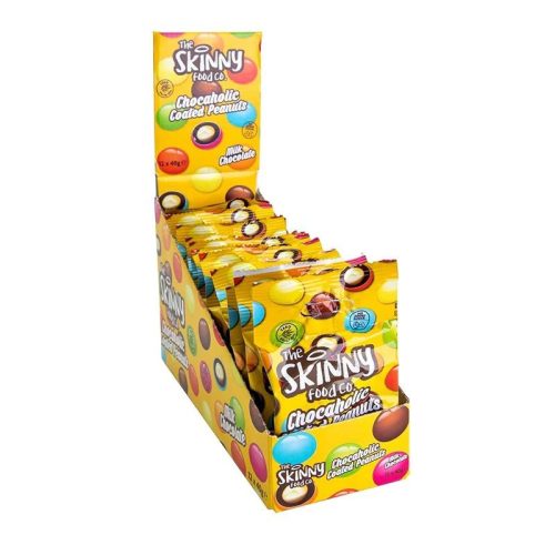 Skinny Foods Karton Chocaholic Peanuts 12x40g