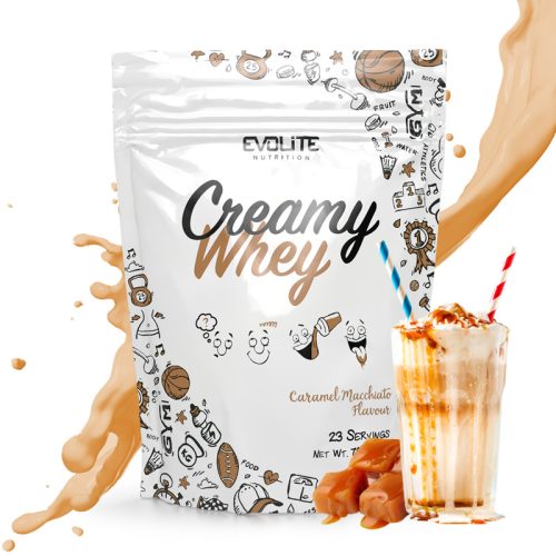 Evolite Creamy Whey 700g Caramel Macchiato (Karamell Kávé)
