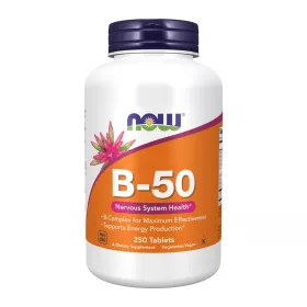 Now Foods B-50 250 Tablets 250 Tabletta