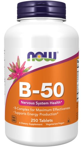 Now Foods B-50 250 Tablets 250 Tabletta