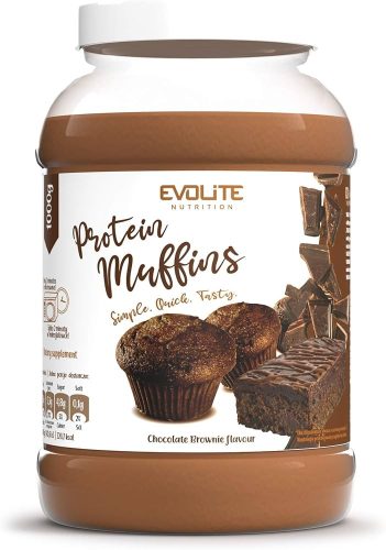 Evolite Protein Muffins 1000g Chocolate Brownie (Csokoládé Brownie)