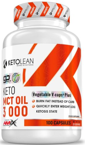 AMIX KetoLean® Keto goMCT® Oil 3000mg 100 Vcaps 100 Kapszula