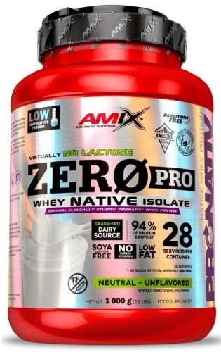 AMIX ZeroPro® Protein 1000g Unflavored (Ízesítetlen)