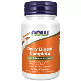 Now Foods Dairy Digest Complete 90 Veg Caps 90 Kapszula