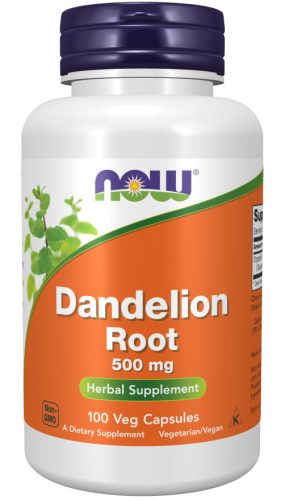 Now Foods Dandelion Root 500mg 100 Veg Caps 100 Kapszula