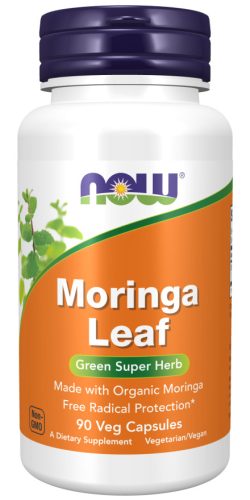 Now Foods Moringa Leaf 90 Veg Caps 90 Kapszula