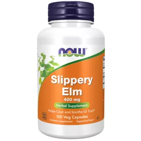 Now Foods Slippery Elm 400mg 100 Veg Caps 100 Kapszula