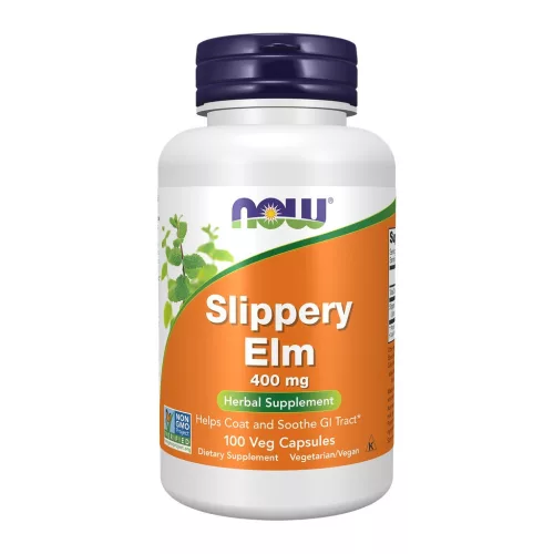 Now Foods Slippery Elm 400mg 100 Veg Caps 100 Kapszula
