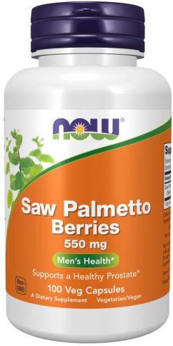 Now Foods Saw Palmetto Berries 550mg 100 Veg Capsules 100 Kapszula