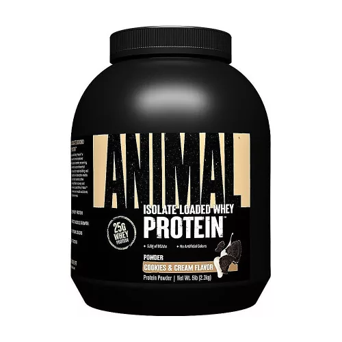Universal Nutrition Animal Isolate Loaded Whey Protein 2270g Cookies & Cream (Sütikrém)