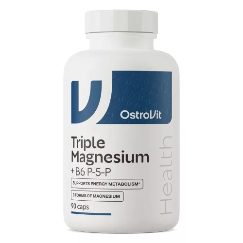 OstroVit Triple Magnesium + B6 P-5-P 90 Capsules 90 Kapszula