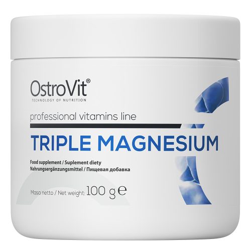 OstroVit Triple Magnesium 100g Unflavored (Ízesítetlen)