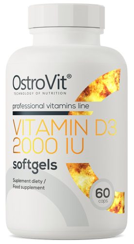 OstroVit Vitamin D3 2000 IU 60 Softgels 60 Gélkapszula