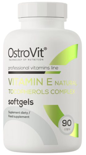 OstroVit Vitamin E Natural Tocopherols Complex 90 Capsules 90 Kapszula