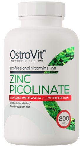 OstroVit Zinc Picolinate LIMITED EDITION 200 Tablets 200 Tabletta