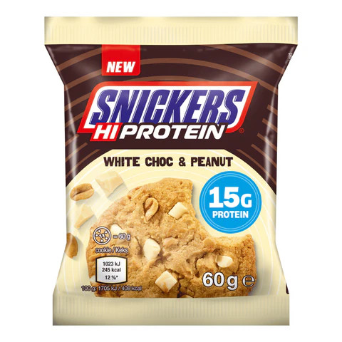 Snickers&Mars Cookie Snickers HighProtein White Chocolate (Fehércsoki)
