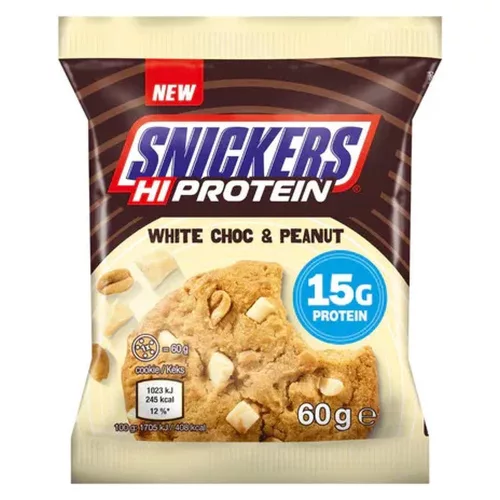 S&M Cookie HiProtein 60g SNICKERS White Chocolate (Fehércsokoládé)
