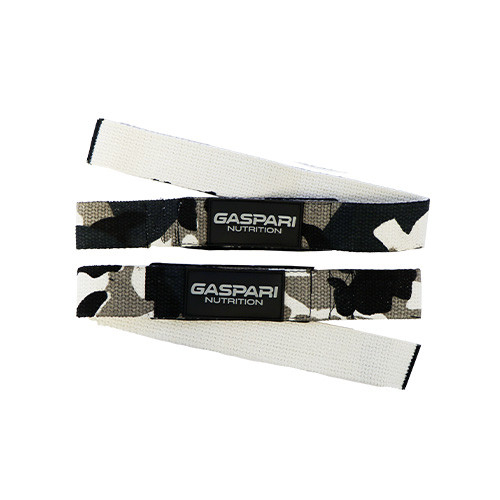 Gaspari Nutrition Cotton Straps Gaspari RL (Gurtni) Grey Camo (Szürke Terepminta)