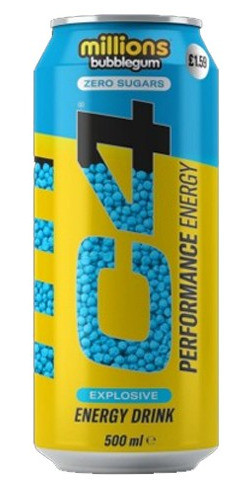 Cellucor C4 Energy EU 500ml Millions Bubblegum (Rágógumi)