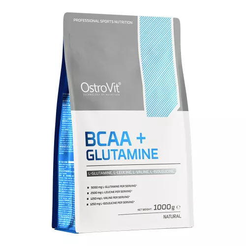 OstroVit BCAA + Glutamine 1000g Unflavored (Ízesítetlen)