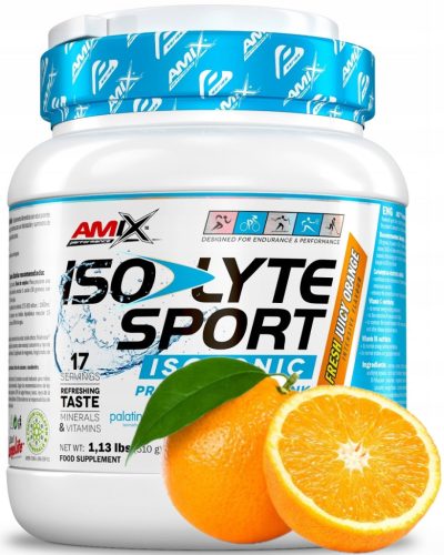 AMIX Iso-Lyte ESD Powder 510g Pineapple (Ananász)