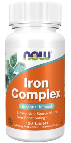 Now Foods Iron Complex 100 Tablets 100 Tabletta