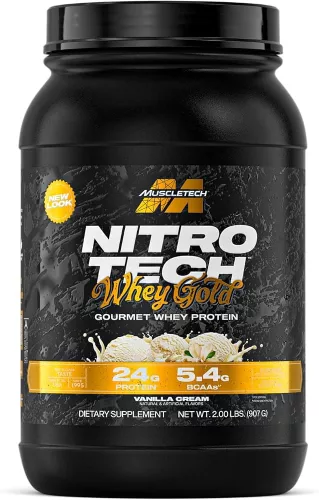 Muscle Tech Nitro Tech Whey Gold 907g Vanilla Cream (Vanília)