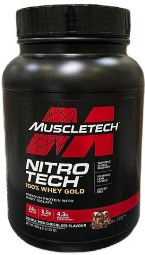 Muscle Tech Nitro Tech 100% Whey Gold 908g Double Rich Chocolate (Csokoládé)