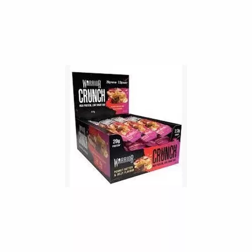 Warrior Karton Crunch Bar 12x64g Peanut Butter Jelly (Mogyoróvaj Jam)
