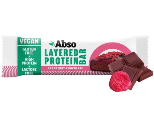 Absorice AbsoBar Layered Protein Bar 50g Raspberry Chocolate (Málna Csokoládé)