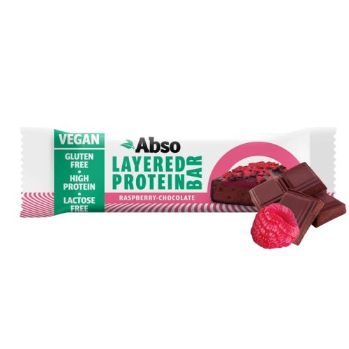 Absorice Abso Layered Protein Bar 50g Raspberry Chocolate (Málna Csokoládé)