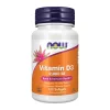 Now Foods Vitamin D-3 2000 IU High Potency 120 Softgels 120 Gélkapszula