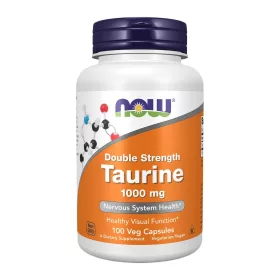 Now Foods Taurine 1000mg Double Strength 100 Veg Capsules 100 Kapszula