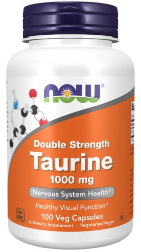 Now Foods Taurine 1000mg Double Strength 100 Veg Capsules 100 Kapszula