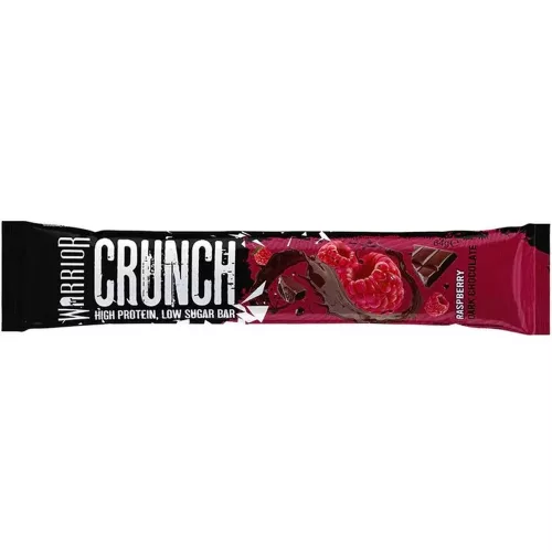 Warrior Crunch Bar 64g Raspberry Dark Chocolate (Málna Étcsokoládé)