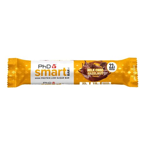 PhD Nutrition Smart Bar 64g Milk Choc Hazelnut (Tejcsokoládé Mogyoró)