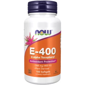   Now Foods E-400 d-alpha Tocopheryl 100 Softgels 100 Gélkapszula