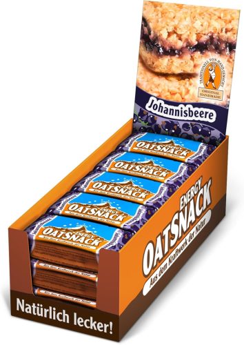 Energy Oatsnack Karton Energy OatSnack Bar 15x65g Black Currant (Fekete Ribizli)