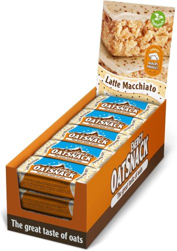 Energy Oatsnack Karton Energy OatSnack Bar 15x65g Latte Macchiato (Tejeskávé)