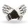 MadMax Edzőkesztyű Clasic White/Black (Fehér/Fekete) S (Kicsi)